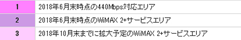 WiMAX エリア